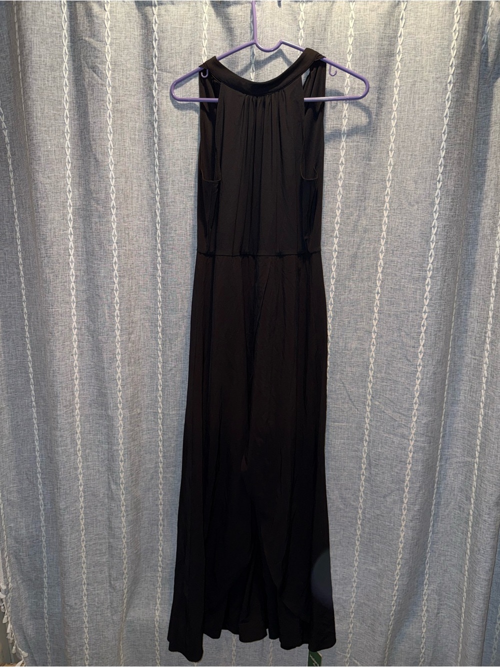 HALARA Black Sleeveless Jumpsuit Maxi